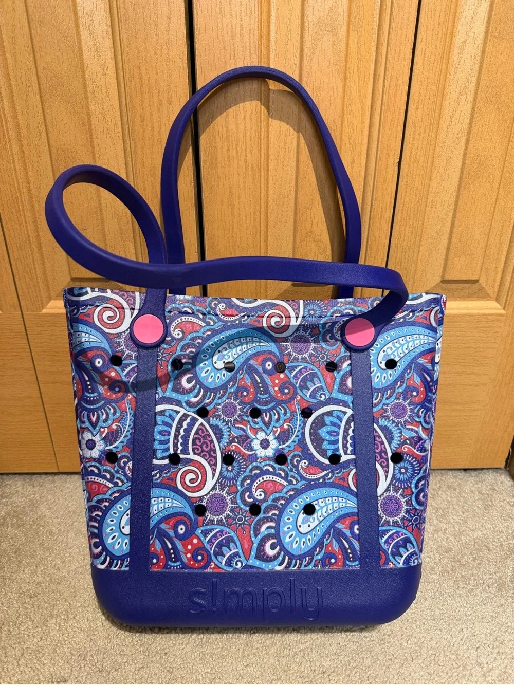 Simply Southern EVA Paisley Print Tote Bag